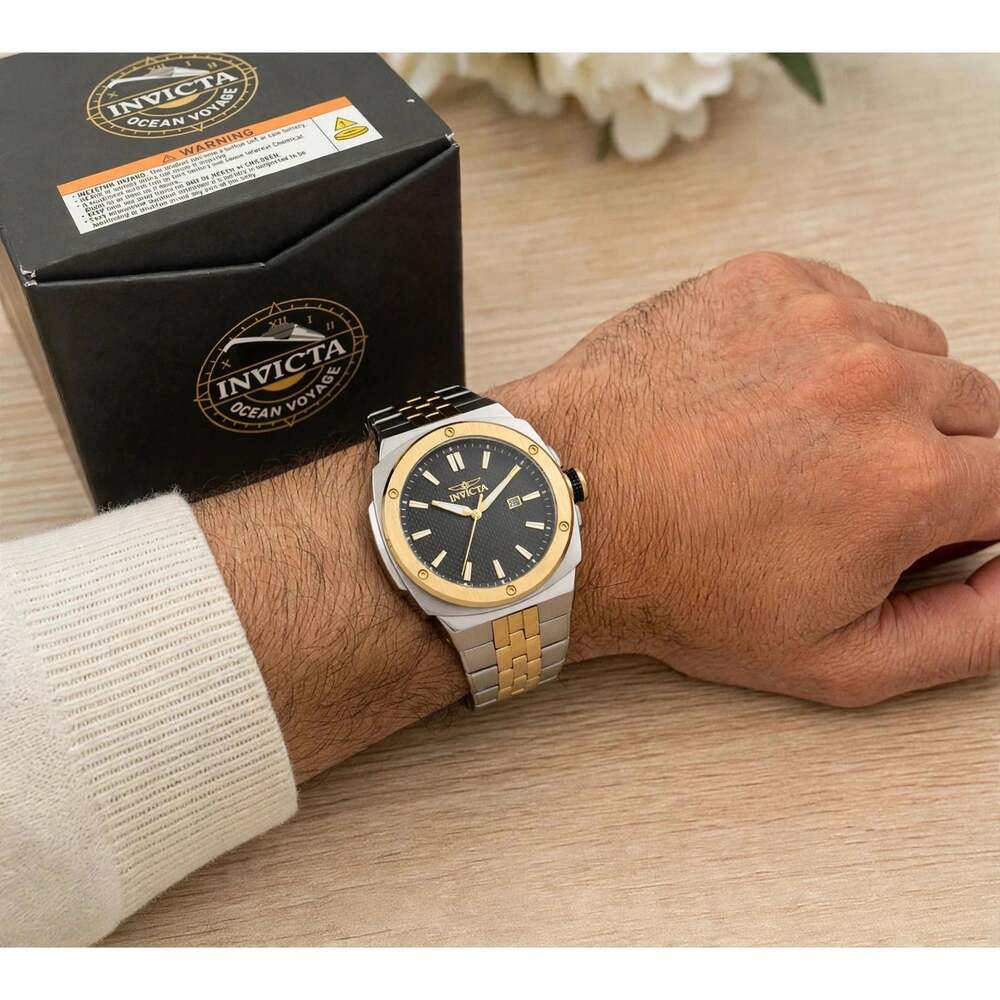 50149 - Invicta Sea Vulture Voran Men's Watch - 44mm. Gold Steel NIB